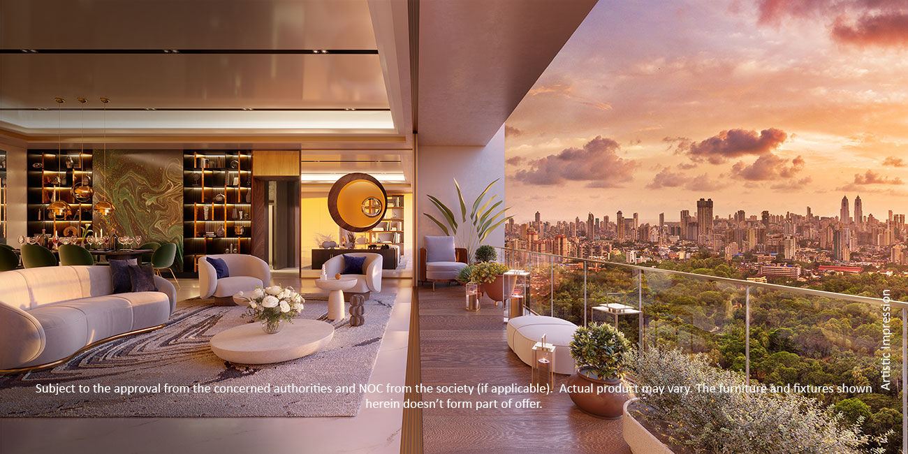 4 BHK apartment layout at Piramal Aranya Byculla