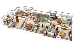 4 BHK Floor Plan