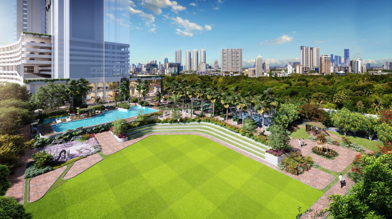 Piramal Aranya Byculla landscaped gardens